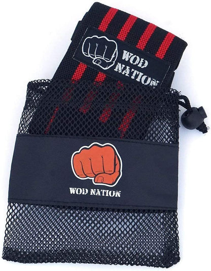 Wrist Wraps for Weightlifting & Strength Training – Professional Gym Straps W/Thumb Loop for Men & Women